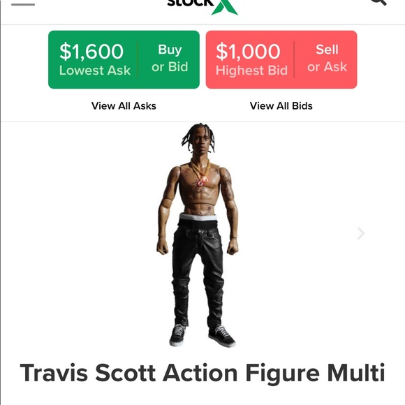 RAREST TRAVIS SCOTT RODEO ACTION FIGURE - Picture 7 of 7